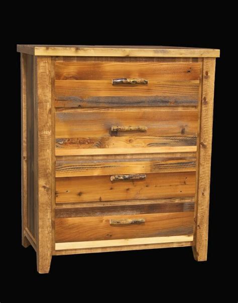 Country western decorating ideas making a home with warm clic. Western 4 Drawer Dresser - Country Rustic Cabin Log Wood ...