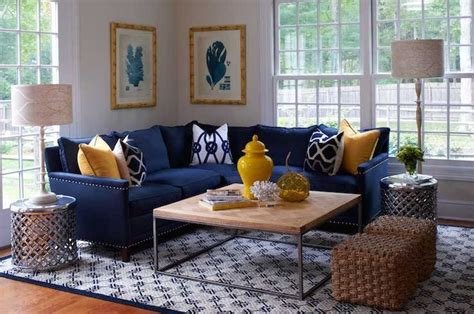 Free shipping on orders over $25 shipped by amazon. Yellow and blue living room features blue coral prints in ...