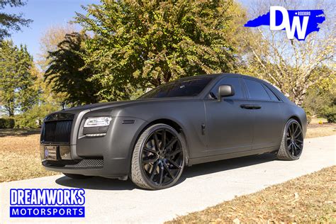 Raymond Feltons Matte Black Rolls Royce Ghost — Dreamworks Motorsports