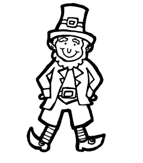 Maybe you would like to learn more about one of these? Classic Leprechaun Costume For Parade Coloring Page : Kids ...