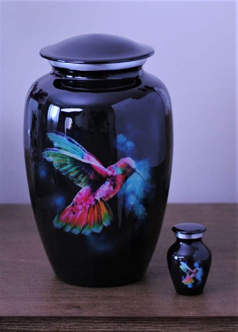 Miniature Hummingbird Human Ashes Cremation Urn Keepsake Urn Etsy