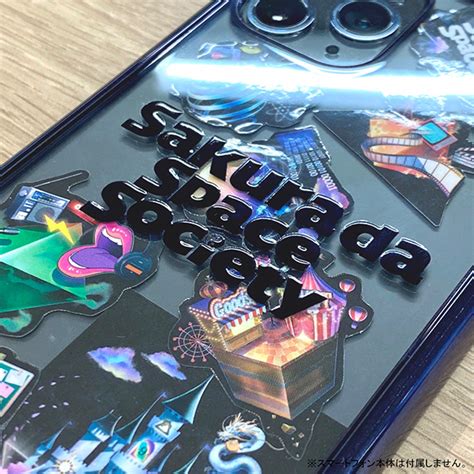 Sakura Da Space Society Iphone Case With Sticker Dori Sakurada Asmart