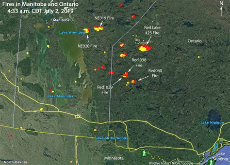 Wildfire Activity Increases In Manitoba And Ontario Wildfire Today