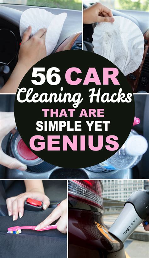 56 Car Cleaning Hacks Youll Wish Youd Known Sooner Car Cleaning