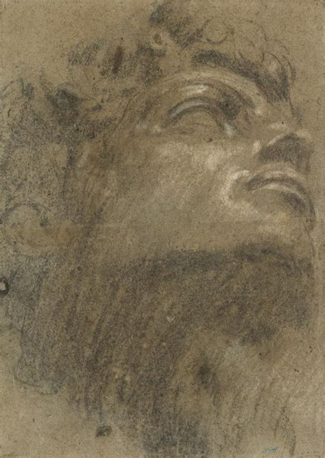The Head Of Giuliano De Medici After Michelangelo Recto And Verso