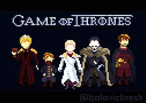 No Spoilers Game Of Thrones Pixel Art I Made Im So Ready For Season