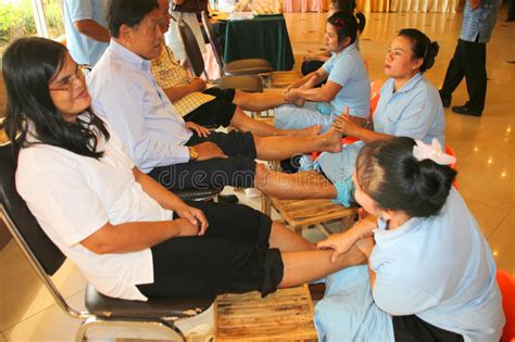 Reflexology Massage Spa Foot Treatmentthailand Editorial Image