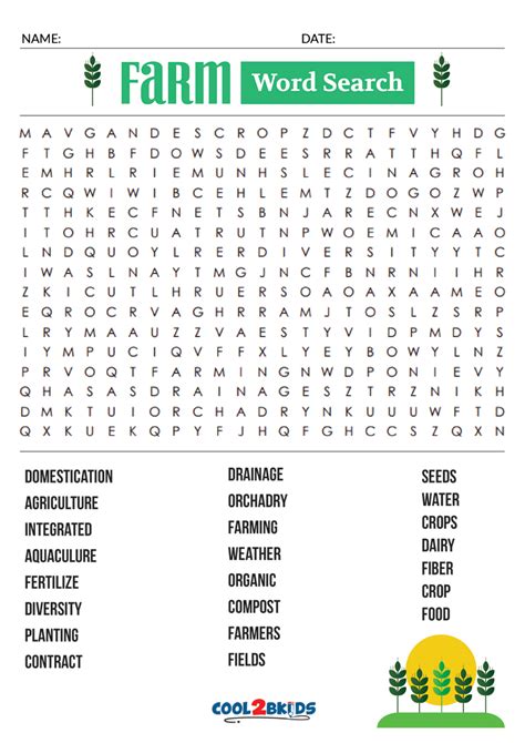 Printable Fall Word Searches For Kids Tree Valley Academy Easy Word