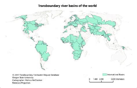 International Transboundary River Basins Tfdd 2017 Download Scientific Diagram