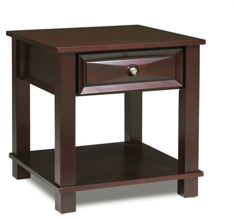 $15.00 coupon applied at checkout. Steve Silver Mason 24 Inch Square End Table in Dark Cherry - Contemporary - Side Tables And End ...