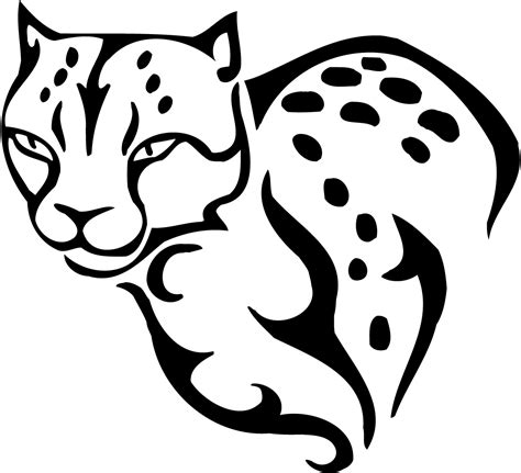 4 Best Images Of Cheetah Print Coloring Pages Printable Free