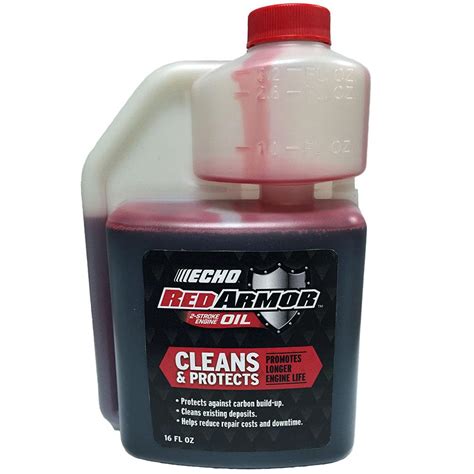 Echo Red Armor 16 Oz 2 Stroke Engine Oil 6550006 The Home Depot