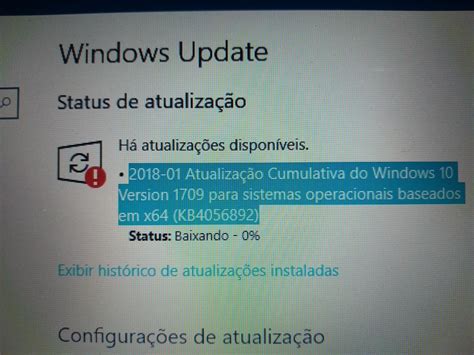 Atualização Cumulativa Do Windows 10 Version 1709 Microsoft Community