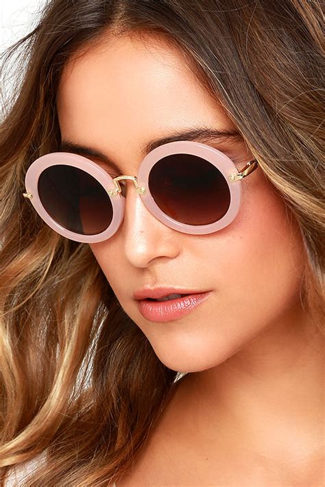 cute round sunglasses blush pink sunglasses 16 00 lulus