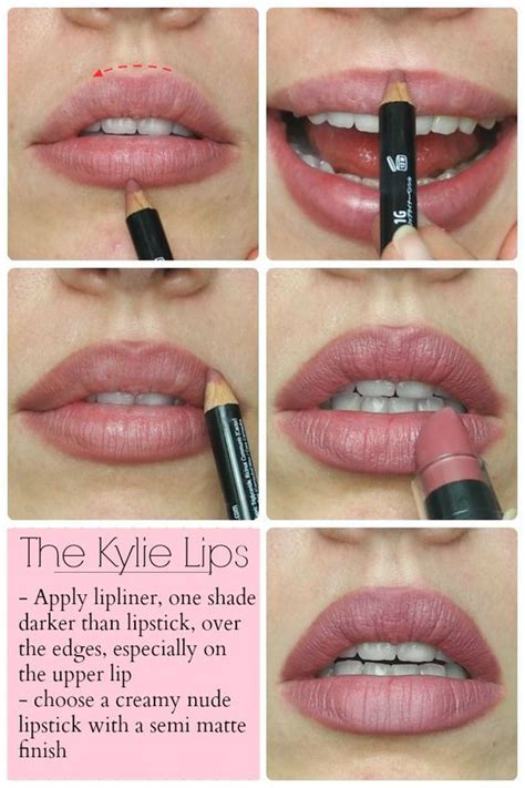 The Kylie Lips Pictorial Big Lips Tutorial Basic Makeup Tutorial