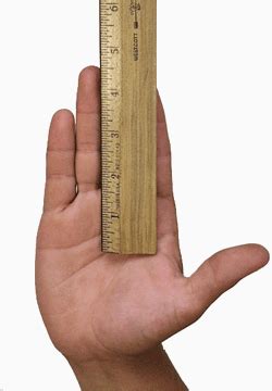 After all, you should always have a thumb handy for a guide for measuring items under 6 inches (15cm)! Tennis Tip: How To Find Your Racquet Grip Size - Tennis Tips