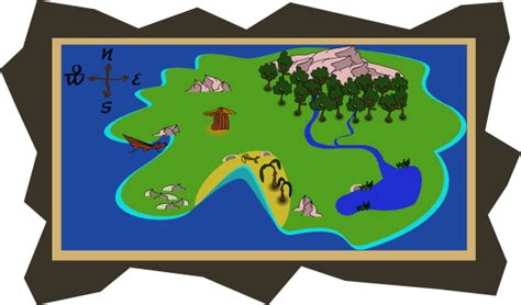Treasure Map Clip Art At Vector Clip Art Online Royalty