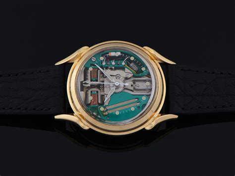 Bulova Accutron Spaceview 14k Gold Watch Unwind In Time