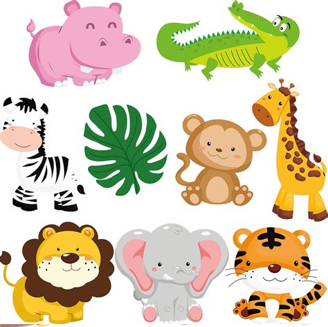 Blulu 27 Pieces Jungle Themed Party Decorations Jungle