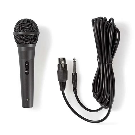 wired microphone cardioid detachable cable 5 00 m 80 hz 13 khz 600 ohm 72 db on