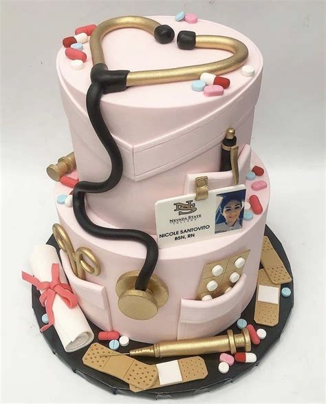 22 Stethoscope Cake Designs For Frontline Healthcare Workers