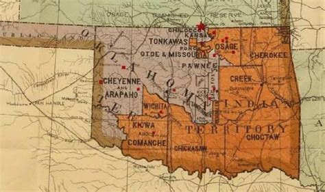 Oklahoma Is Indian Territory Again Men Of The West