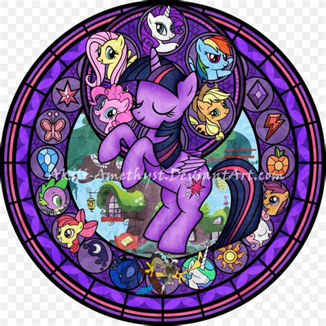 Twilight Sparkle Window Stained Glass Pony Png 1024x1024px Twilight