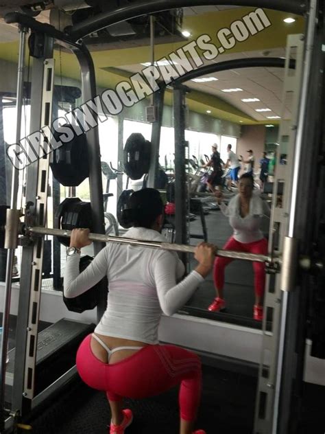 Sexy Squats With A Thong On Hot Girls In Yoga Pants