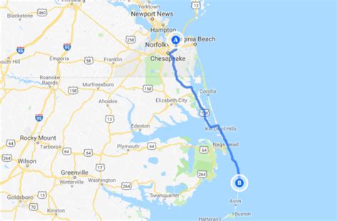 Outer Banks Beach Map The Best Beaches In The World