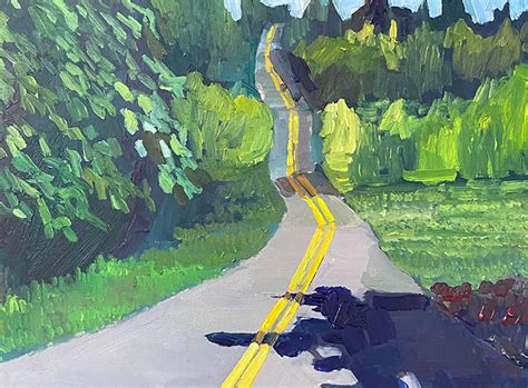 Road Painting Environmental Art Aesthetic Painting