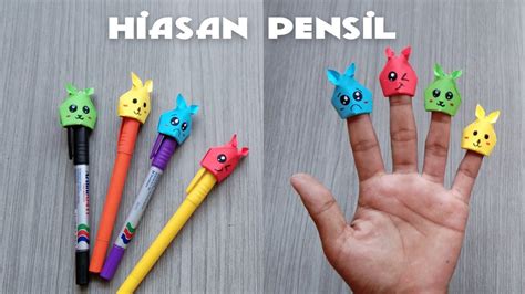 Cara Membuat Hiasan Pensil Lucu Dari Kertas Origami Hiasan Pensil