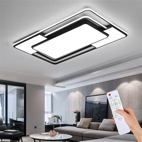 style home LED Deckenleuchte, mit Fernbedienung, 109W, voll dimmbar 3000k-6500k, Deckenlampe für