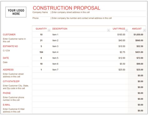 Roofing Estimates Template 11 Free Roofing Estimate Templates Hook