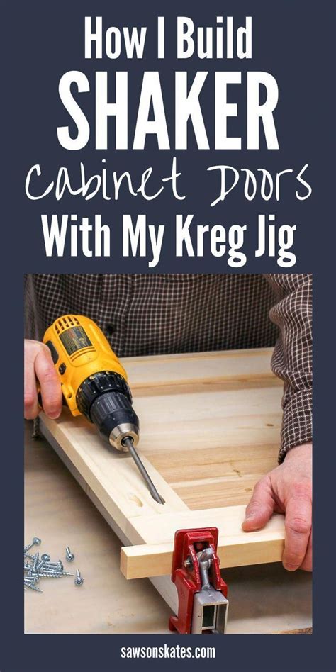 So rather than damage that door you've labored over, use a concealed hinge jig for your doors and save time (and. I just followed this "How to Make Shaker Cabinet Doors ...