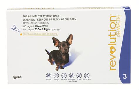 Revolution X Small Dog 25 5kg Dog Flea And Worm Flea Treatments Pet