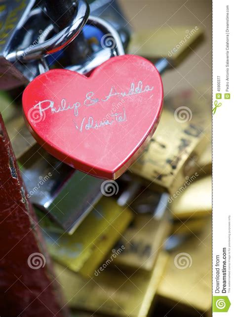 Love Padlock Stock Image Image Of Concept Loving Heart 45900377