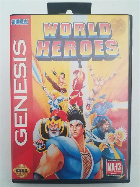 World Heroes Sega Genesis Video Games
