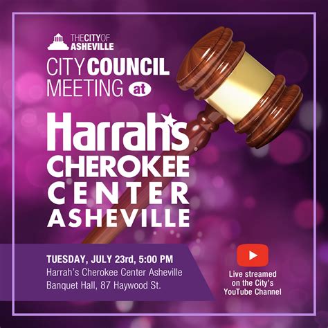 City of Asheville announces City Council Meeting: July 23 and reminds