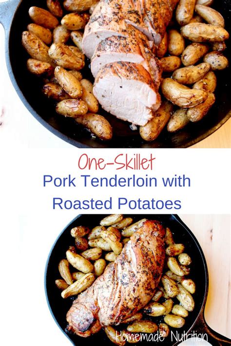 I love serving it with crispy smashed potatoes. One Skillet Roasted Pork Tenderloin with Potatoes ...