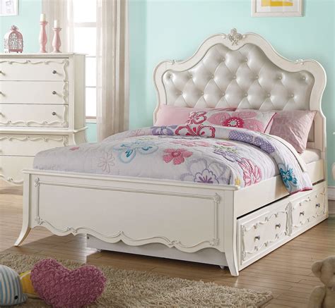 Care and someone will be sent to fix it, otherwise im a happy customer with my new set. Elaine Kids Traditional 4-pc Pearl White Upholstered Twin ...
