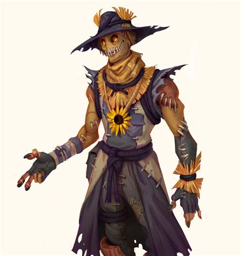 Scarecrow Character Character Portraits Fantasy Character Design