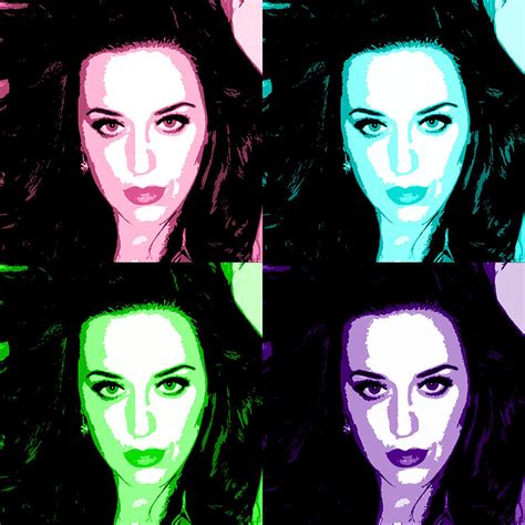 Katy Perry Warhol By Gbs Digital Art By Anibal Diaz Pixels