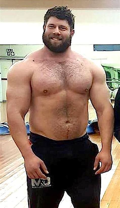muscle bear men in the gym