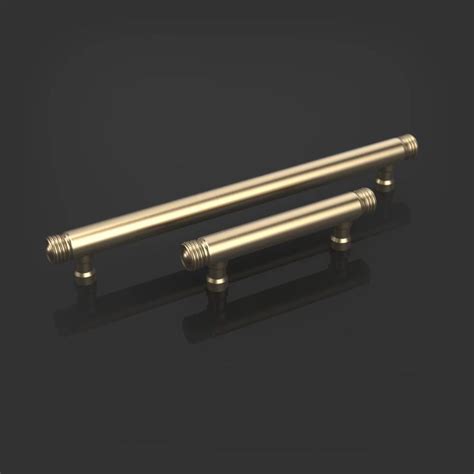 Cassius Ch Ii Oliver Knights Cabinet Handles Solid Brass Brushed Brass