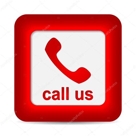 Call Us Phone Icon On Red Button Vector Premium Vector In Adobe