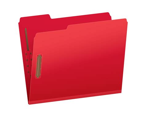 Pendaflex Pressboard Fastener Folders Letter Size Bright Red 2