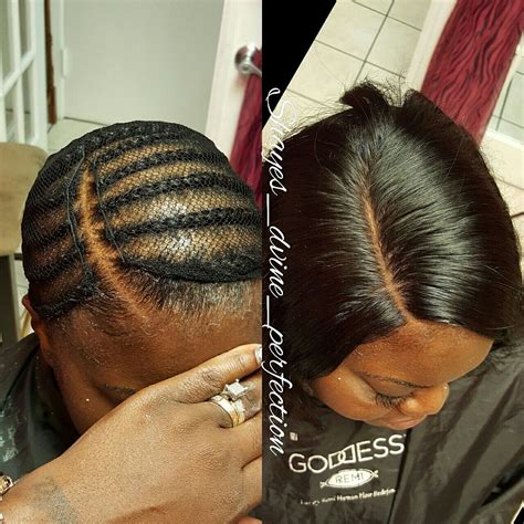 Braid Pattern For Side Part Sew In With Closure