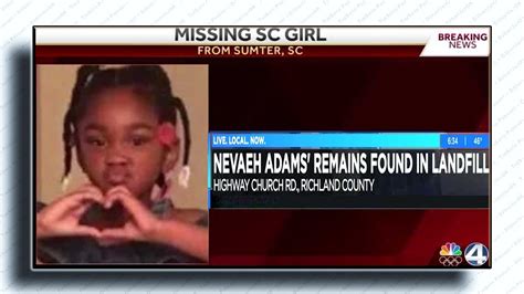 🔁 Nevaeh L Adams Age 5 Missing South Carolina Girl Found In Landfill Update 🙏 Youtube