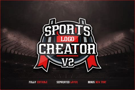 Sports Logo Creator V2 Branding And Logo Templates ~ Creative Market
