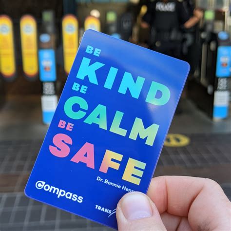 Enter To Win A Be Kind Be Calm Be Safe Compass Card With A Daypass